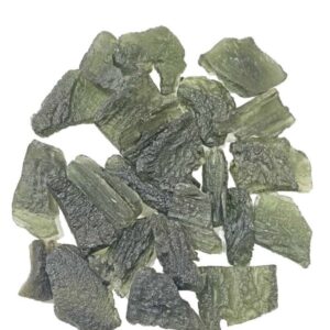 Rough Moldavite Tektite Lot 2 - 10 Gram Pieces